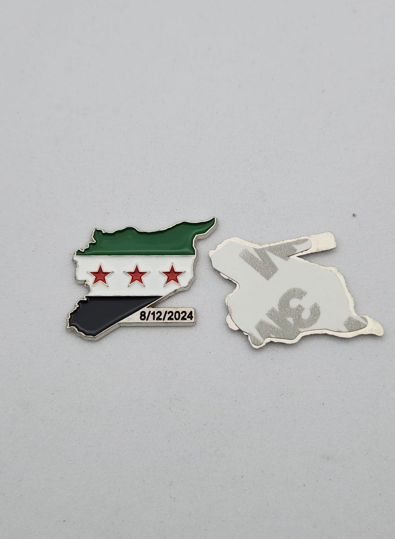 Kipfy Syrian  map Sticker for Mobile, Laptop, Backpacks,Accessories Fans Stickers Display for I pad,and Collectors Walls, Doors, Cars, Trucks, Motorcycles Fridge - Image 2